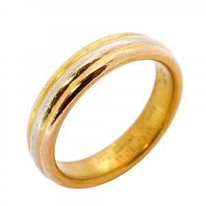 Cartier Trinity Wedding Ring, 18K Yellow Gold (K18YG), White (K18WG), Pink (K...